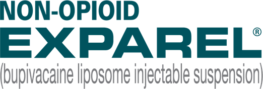 EXPAREL® (bupivacaine liposome injectable suspension) - Opioid-free logo